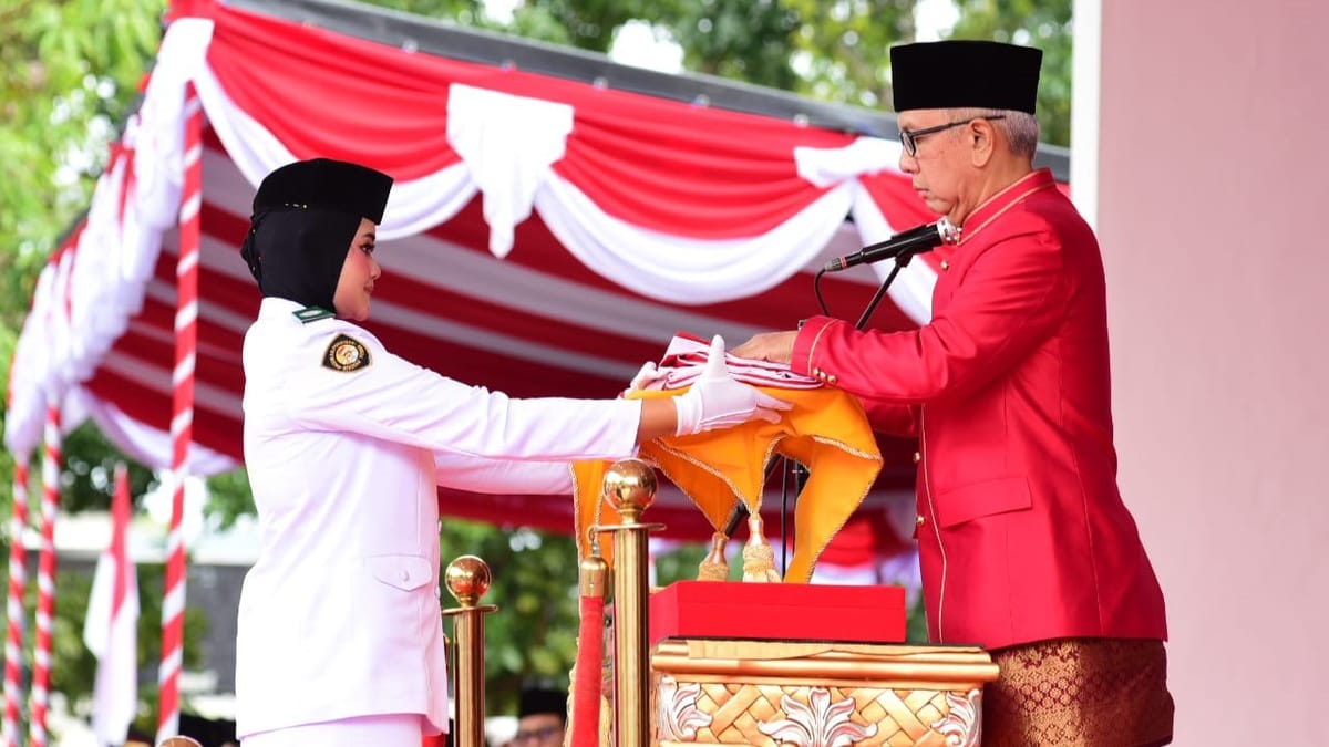 Rudy Salahuddin Jadi Irup HUT ke-79 RI Tingkat Provinsi Gorontalo