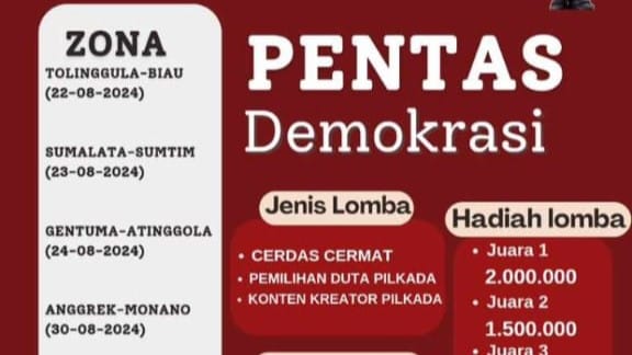 Tingkatkan Partisipasi Pilkada, KPU Gorut Bakal Gelar Pentas Demokrasi