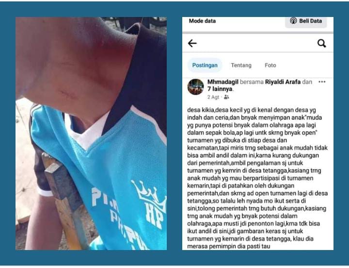 Gegara Status Facebook, Pria di Gorut Diduga Dicekik Kepala Desanya