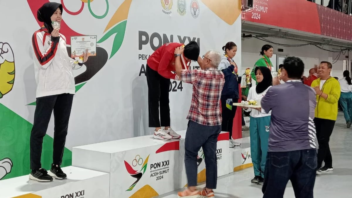 Atlet Taekwondo Gorontalo Sumbang Medali Emas Ketiga di PON XXI