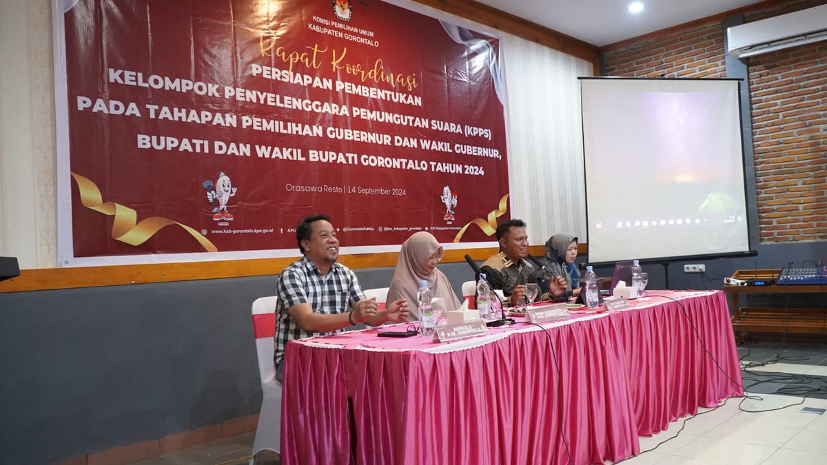 KPU Kabupaten Gorontalo Buka Pendaftaran KPPS, Simak Tanggalnya