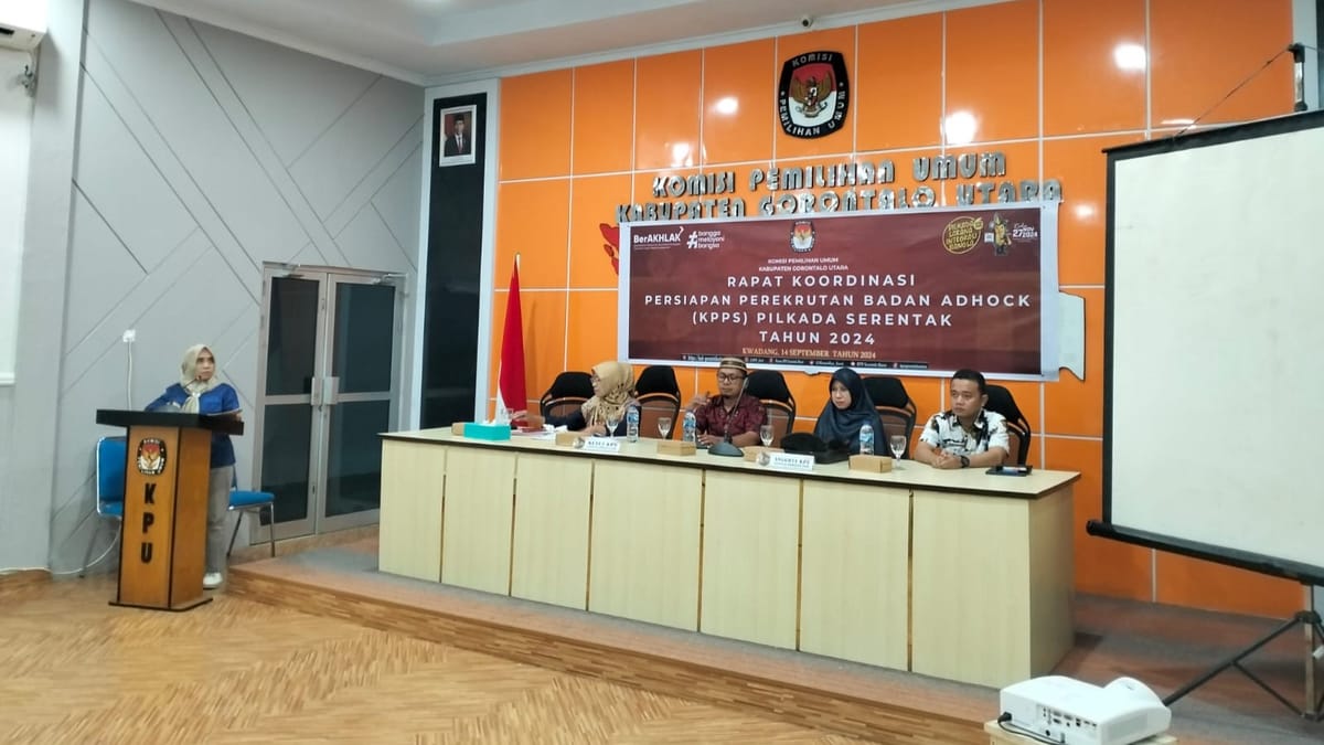 KPU Gorut Persiapkan Pendaftaran 1.715 KPPS