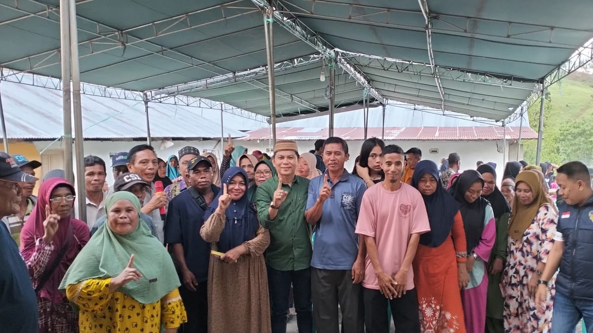 Kampanye di Anggrek, Ramdhan Mapaliey Fokus Perjuangkan Pendidikan Gratis Hingga Program “Halo Dok”