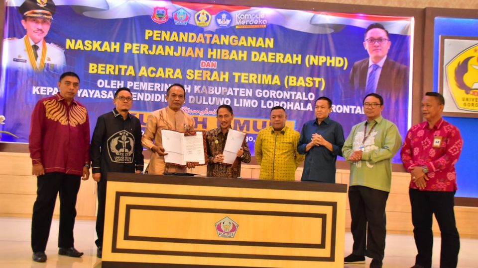 YPDLP Terima Hibah Aset dari Pemkab Gorontalo