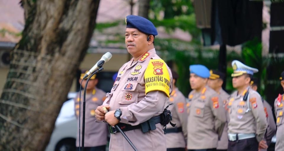 Dansat Brimob Ucapkan Terima Kasih Dan Apresiasi Suksesnya Pengamanan Kunjungan Presiden RI