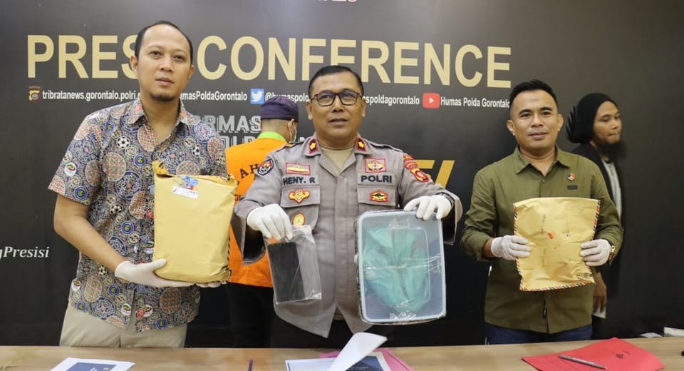 Ditresnarkoba Polda Gorontalo Ungkap Kasus Tindak Pidana Penyalahgunaan Narkotika