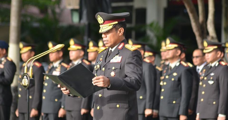 Wakapolda Gorontalo Pimpin Upacara Hari kebangkitan Nasional