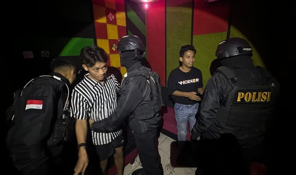 Samapta Polda Gorontalo Gencar Razia Tempat Hiburan Malam