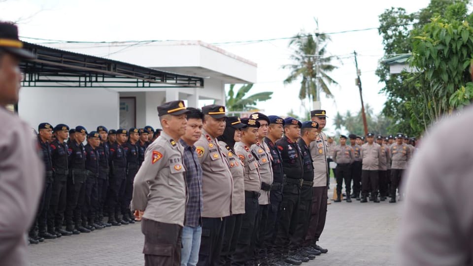 Polda Kerahkan 310 Personel untuk Lakukan Pengamanan Rapat Pleno Perhitungan PSU di KPU Provinsi Gorontalo