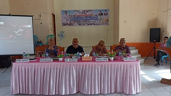 Diarpus Provinsi Gorontalo Sosialisasikan Perlindungan dan Penyelamatan Arsip